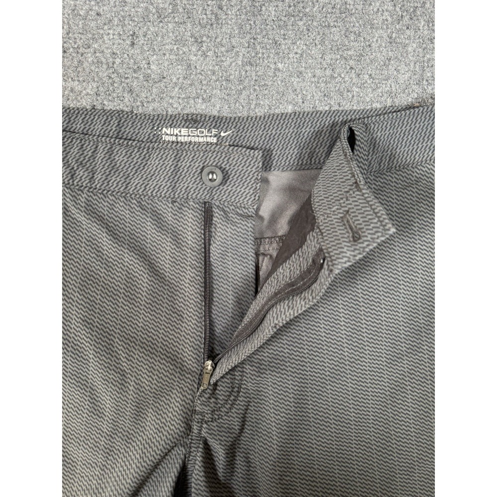 Nike Dri-Fit Pants‎ Mens 33x32 Gray Tour Performance Golf Lightweight EUC - Picture 7 of 16